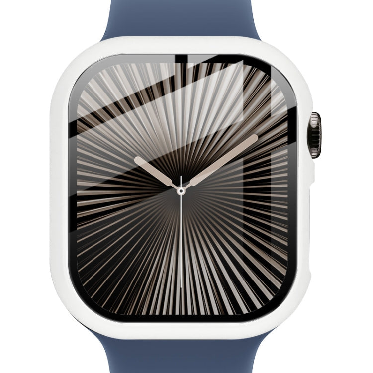 For Apple Watch Series 10/11 46mm imak Integrated Watch Case with Film(White)