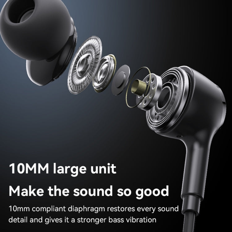 Yesido YH53 3.5mm In-Ear Wired Earphone, Length: 1.2m(White)