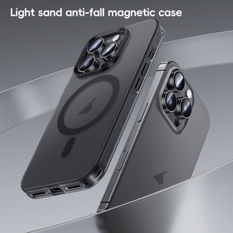 For iPhone 16 Pro Max Benks Frosted MagSafe Magnetic Shockproof Phone Case(Black)
