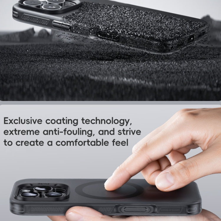 For iPhone 16 Pro Max Benks Frosted MagSafe Magnetic Shockproof Phone Case(Black)