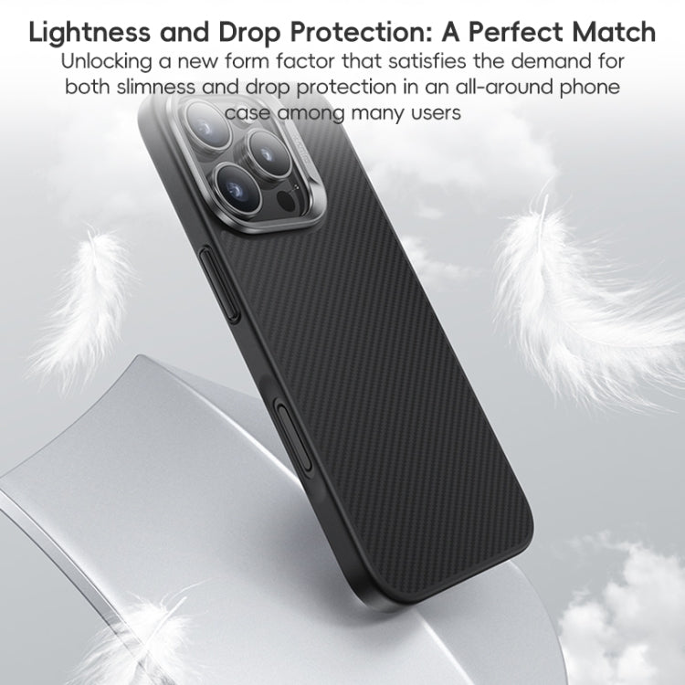 For iPhone 16 Plus Benks MagSafe Kevlar Fiber Ultra-thin Shockproof Phone Case(Black)