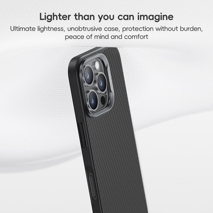 For iPhone 16 Benks MagSafe Kevlar Fiber Ultra-thin Shockproof Phone Case(Black)
