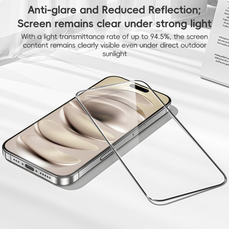 For iPhone 16 Pro Benks King Kong Series Corning AR Antireflective Tempered Glass Film