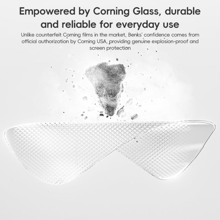 For iPhone 16 Pro Max Benks King Kong Series Corning AR Antireflective Tempered Glass Film