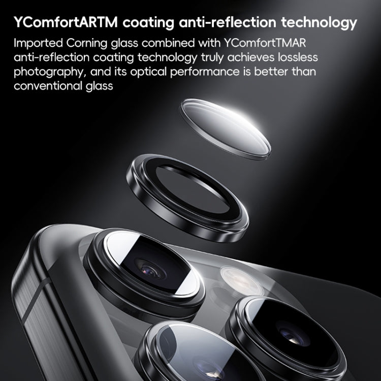 For iPhone 16 Plus Benks King Kong Series Corning Single Metal Lens Protective Film(Green)