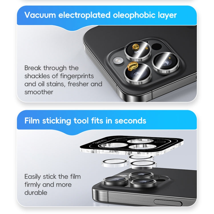 For iPhone 16 Pro Benks King Kong Series Corning Single Clear Lens Protector