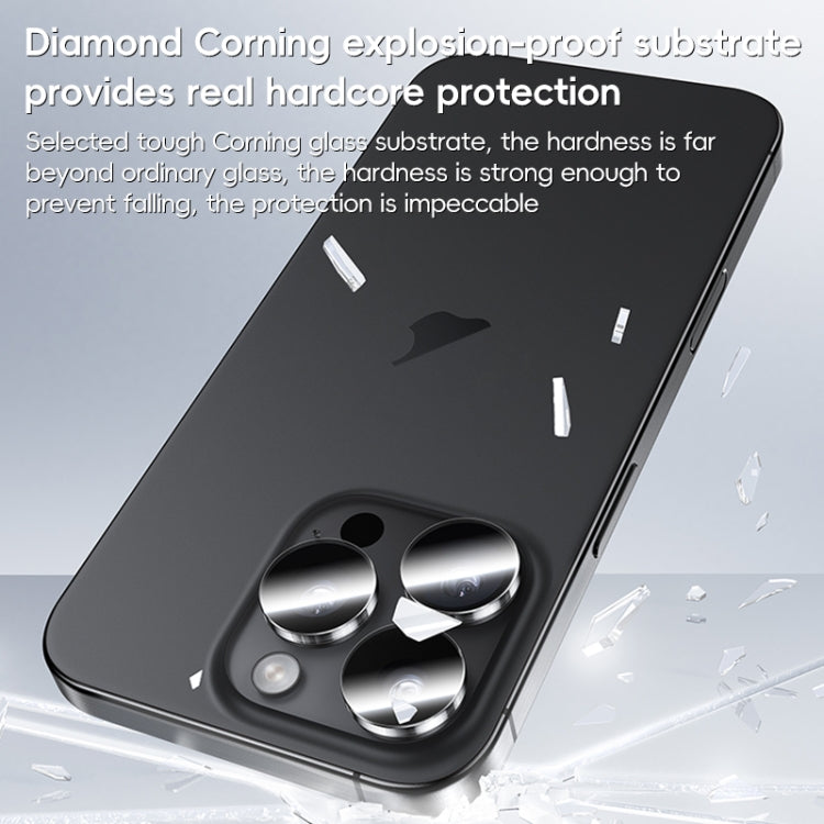 For iPhone 16 Pro Benks King Kong Series Corning Single Clear Lens Protector