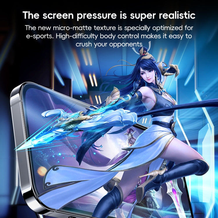 For iPhone 16 Pro Benks Ice Sense Gaming Frosted Tempered Glass Film