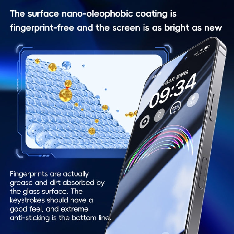 For iPhone 16 Pro Benks Ice Sense Gaming Frosted Tempered Glass Film