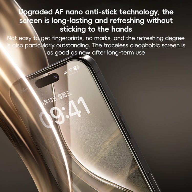 For iPhone 16 Plus Benks Black Gold Series 3D Heat Bending Full Glue Full Coverage HD Tempered Film