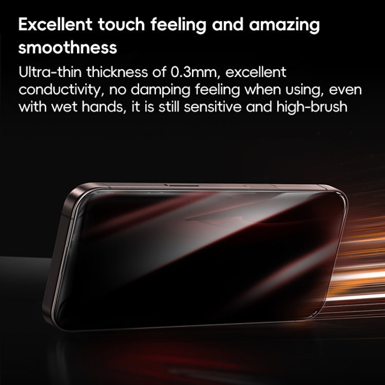 For iPhone 16 Pro Benks Zero Sense Series Privacy Tempered Protective Film