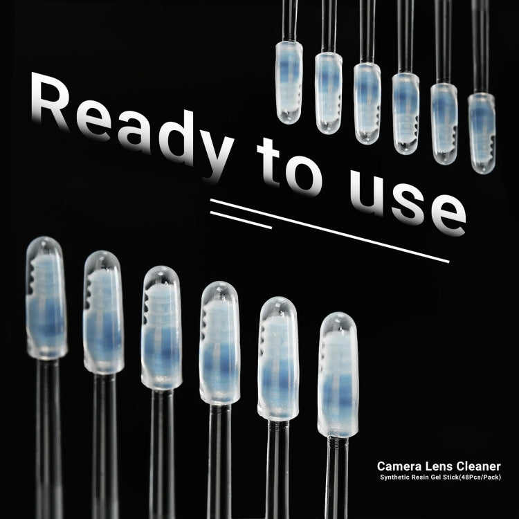 2UUL CL21 48pcs/box Camera Lens Dust Cleaning Synthetic Resin Gel Stick