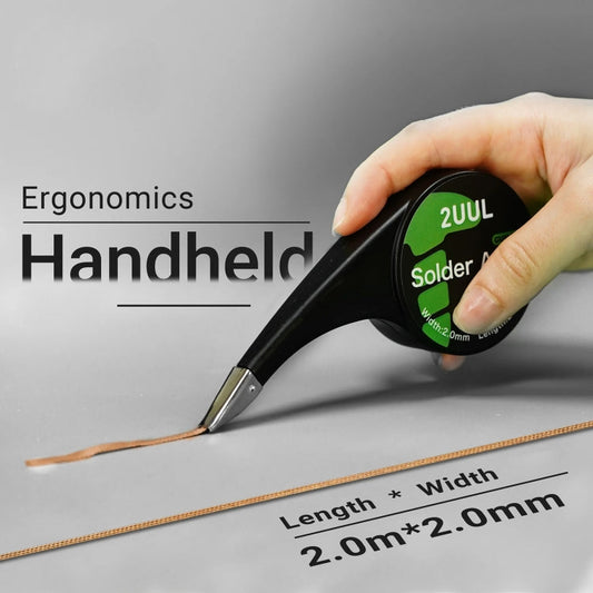 2UUL DW21 2.0mm Solder Away Desoldering Wick, Length: 2m