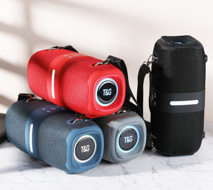 T&G TG669 Outdoor Portable TWS Colorful Wireless Bluetooth Speaker(Red)