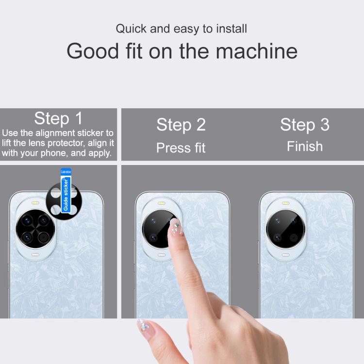 For Huawei nova 14 imak Rear Camera Lens Glass Film Black Version