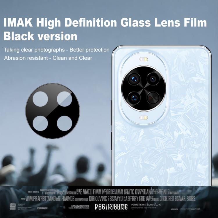 For Huawei nova 14 Pro imak Rear Camera Lens Glass Film Black Version