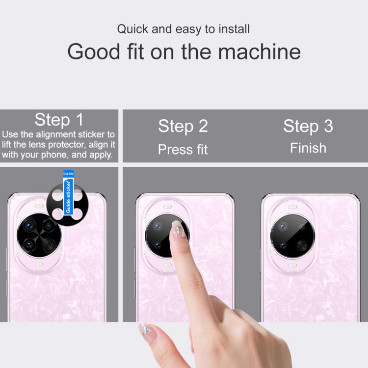 For Huawei nova 14 Pro imak Rear Camera Lens Glass Film Black Version