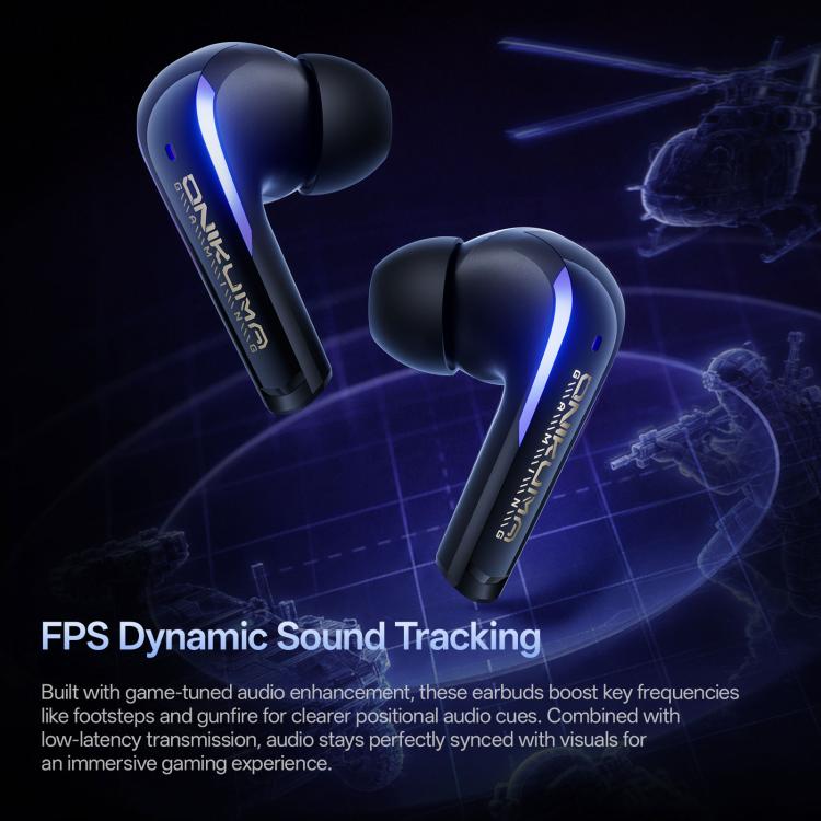 ONIKUMA T27 Dual Mode Cool Wireless Bluetooth Earphone(Black)