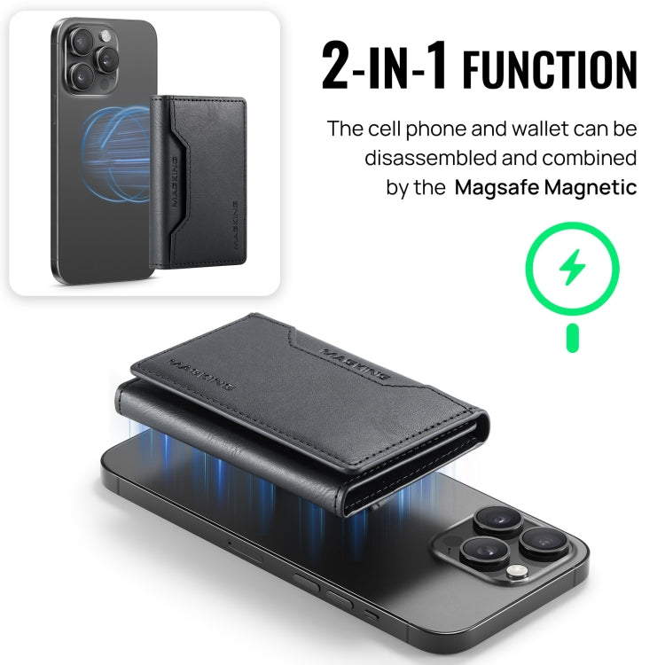 MAGKING K2 Series MagSafe RFID Card Bag(Black)