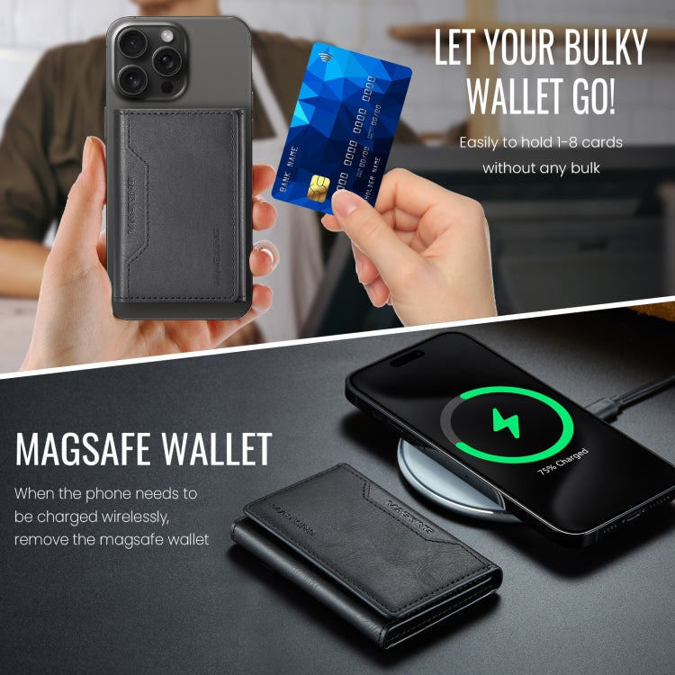 MAGKING K2 Series MagSafe RFID Card Bag(Black)