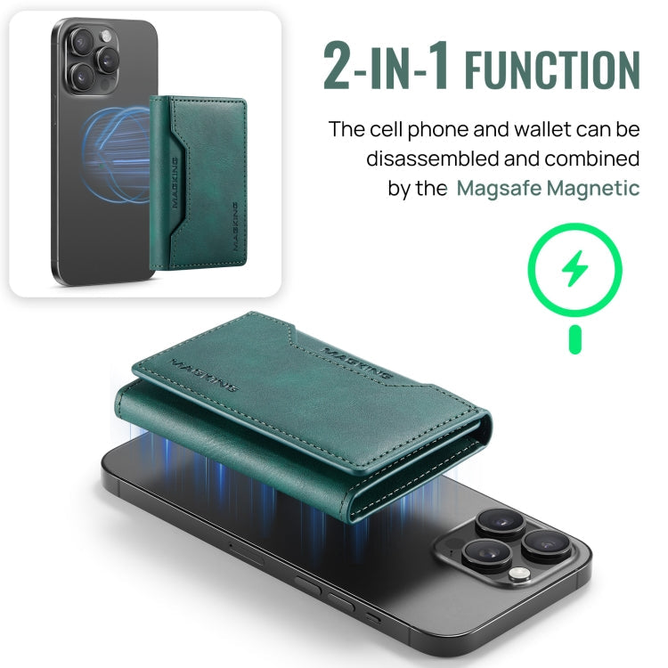 MAGKING K2 Series MagSafe RFID Card Bag(Green)