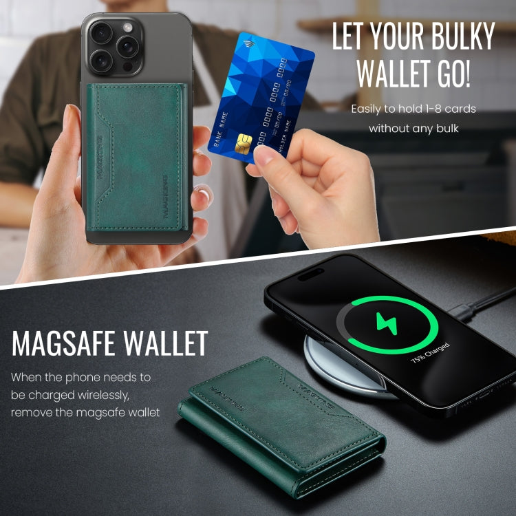 MAGKING K2 Series MagSafe RFID Card Bag(Green)