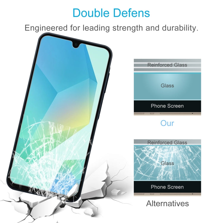 For Samsung Galaxy A16 4G 0.26mm 9H 2.5D Tempered Glass Film
