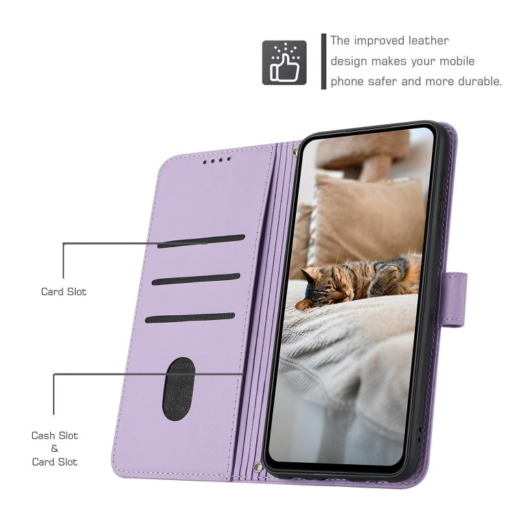 Embossed Kitten Phone Leather Case with Lanyard, For Motorola Edge 50 Fusion, For Motorola Moto G 5G 2024, For Motorola Moto G Stylus 5G 2024, For Motorola Moto G34