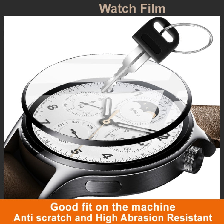 For Huawei Watch GT 5 Pro 46mm imak Tempered Glass Watch Film, Colourful Version
