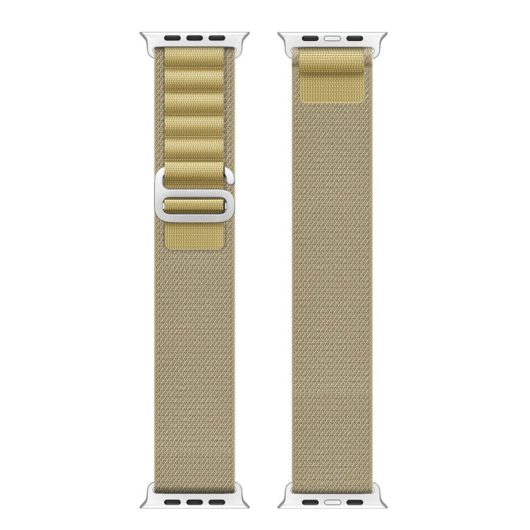 For Apple Watch 42mm / 41mm / 40mm / 38mm DUX DUCIS GS Series Nylon Loop Watch Band(Tan)