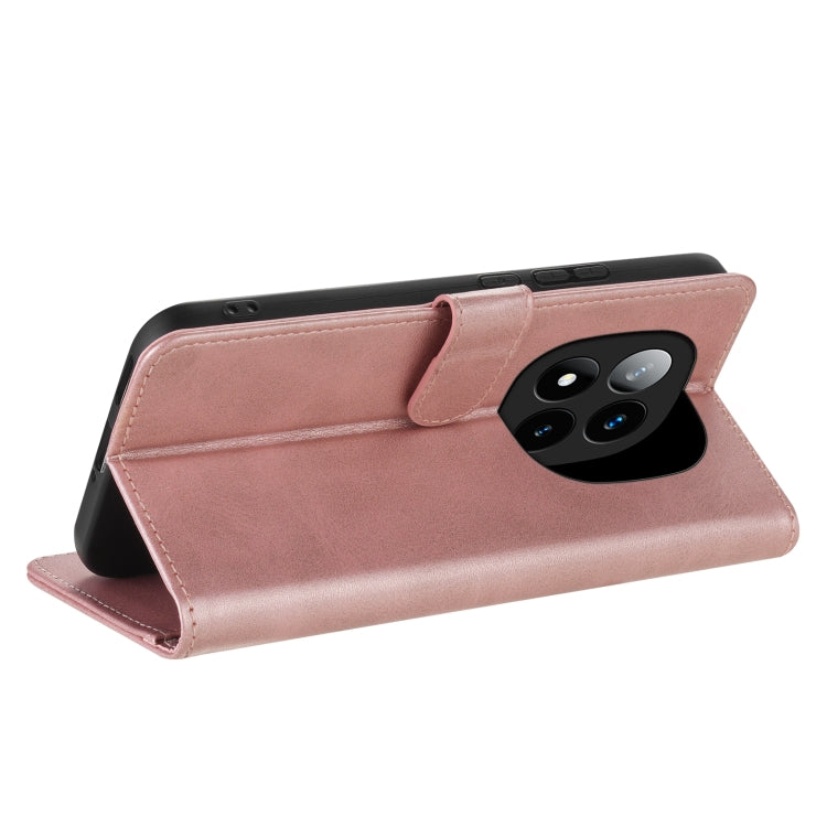 For Redmi Note 14 Pro+ 5G AZNS Skin Feel Calf Texture Flip Leather Phone Case(Rose Gold)