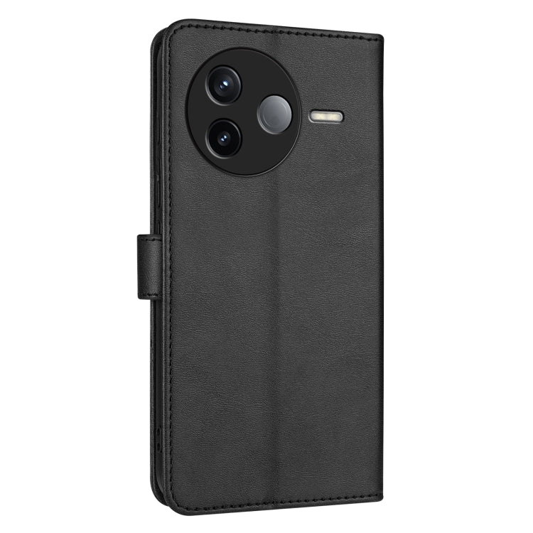 For Redmi K80 AZNS Skin Feel Calf Texture Flip Leather Phone Case(Black)