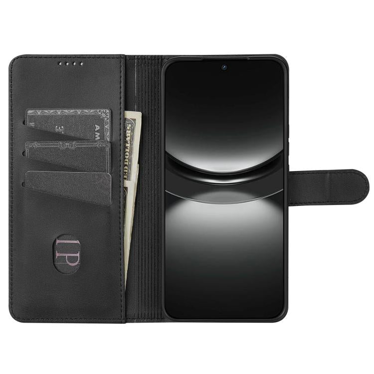 For Redmi K80 Pro AZNS Skin Feel Calf Texture Flip Leather Phone Case(Black)