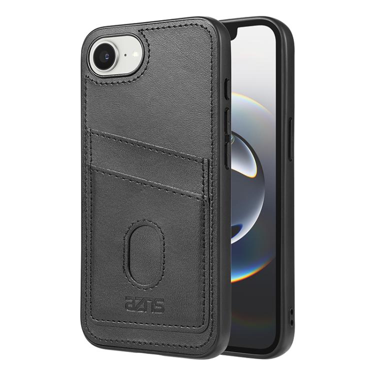 For iPhone 17e / 16e AZNS K1 Series Card Slot Business Phone Case(Black)