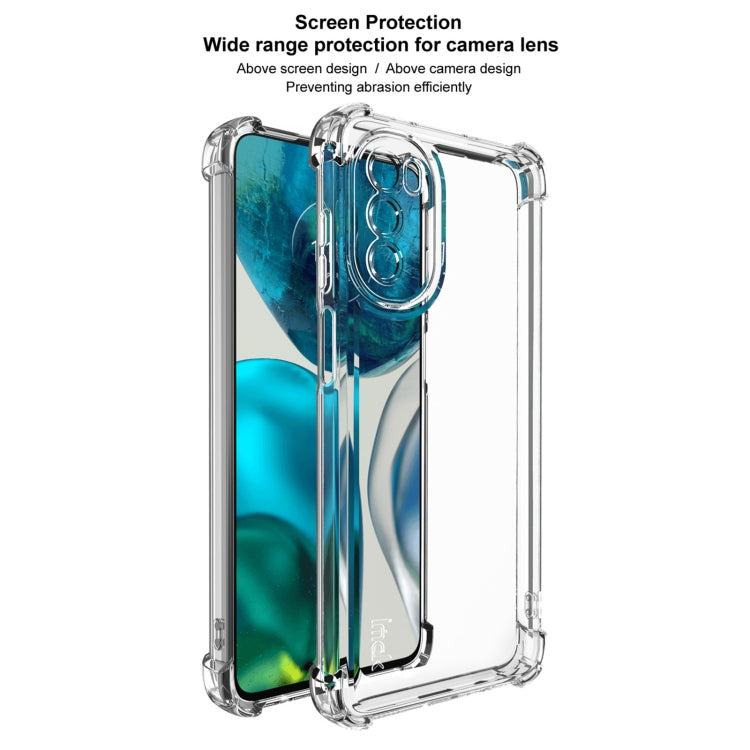 For Motorola Moto G52 4G / G82 5G IMAK UX-4 Series Four-corner Shockproof Phone Case(Transparent)