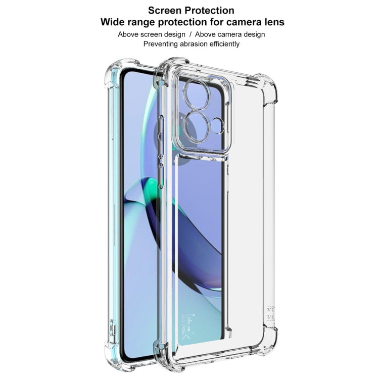 For Motorola Moto G84 5G IMAK UX-4 Series Four-corner Shockproof Phone Case(Transparent)