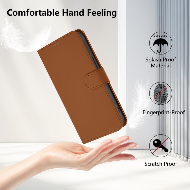 Skin Feel Solid Color Leather Phone Case with Lanyard, For OnePlus Ace 5 Pro / Ace 5 / 13R