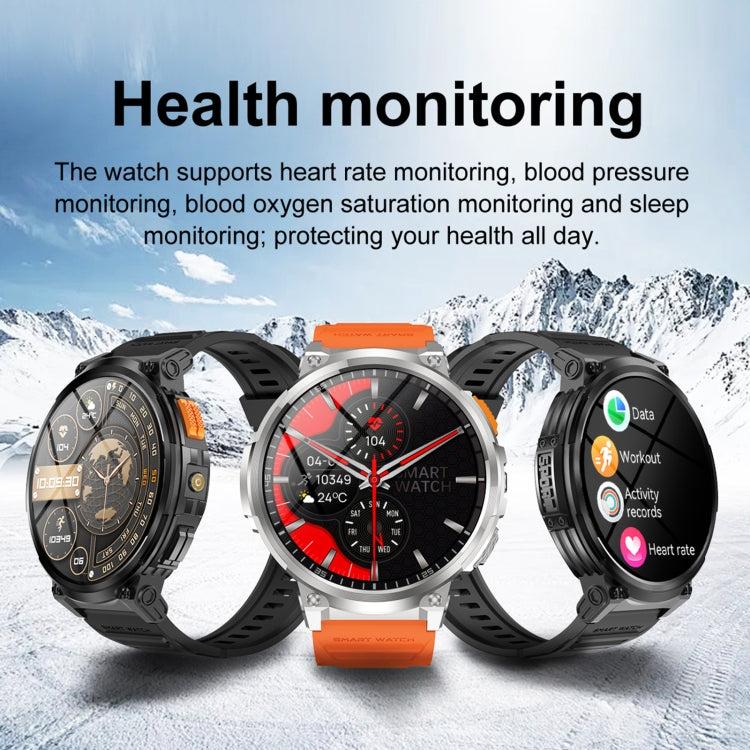 LEMFO K66 1.85 inch Bluetooth Call Smart Watch, Support Heart Rate / Blood Oxygen(Black)