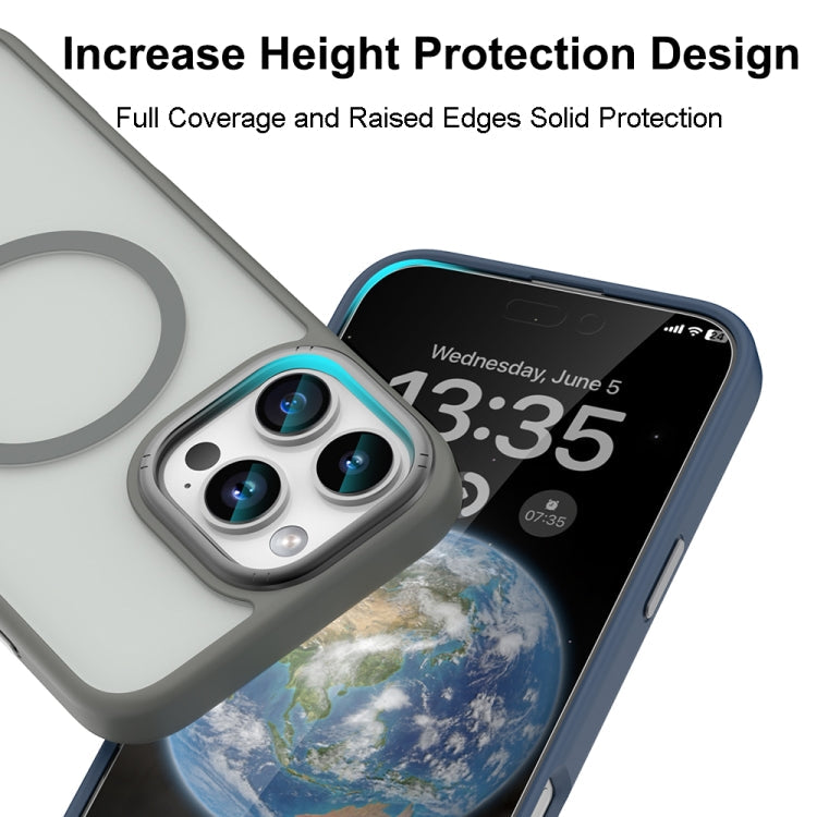 For iPhone 16 Mutural Skin Feel Series Frosted MagSafe Magnetic Phone Case(Black)
