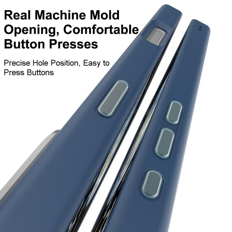 For iPhone 16 Pro Mutural Skin Feel Series Frosted MagSafe Magnetic Phone Case(Black)