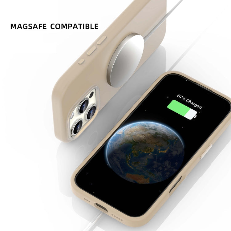 For iPhone 16 Pro Max Mutural Karen Series Liquid Silicone MagSafe Magnetic Phone Case(Grey)