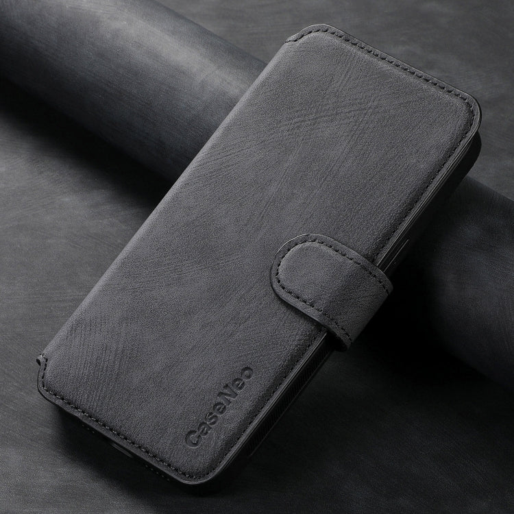 For Motorola Moto G Stylus 5G 2024 CaseNeo MagSafe RFID Anti-theft Retro Leather Phone Case(Black)