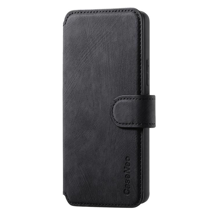For vivo V40 SE / V40 Lite IDN CaseNeo MagSafe RFID Anti-theft Retro Leather Phone Case(Black)