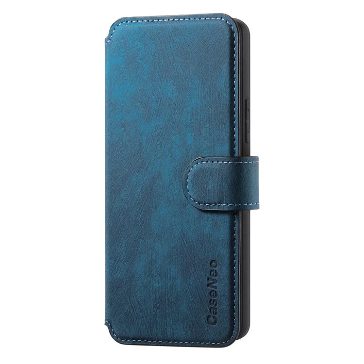 For vivo V40 SE / V40 Lite IDN CaseNeo MagSafe RFID Anti-theft Retro Leather Phone Case(Blue)