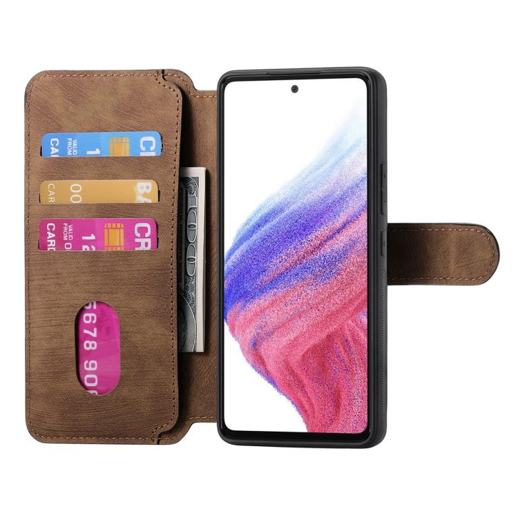 For Huawei nova 12 / 13 CaseNeo MagSafe RFID Anti-theft Retro Leather Phone Case(Brown)
