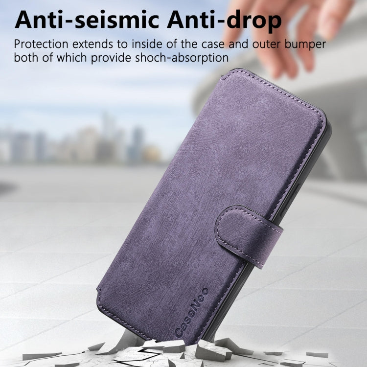 For Honor 90 Lite CaseNeo MagSafe RFID Anti-theft Retro Leather Phone Case(Purple)