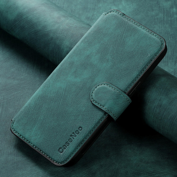 For Honor X8b CaseNeo MagSafe RFID Anti-theft Retro Leather Phone Case(Green)
