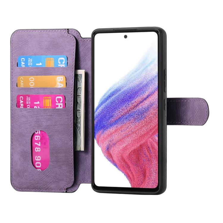 For Honor 300 CaseNeo MagSafe RFID Anti-theft Retro Leather Phone Case(Purple)