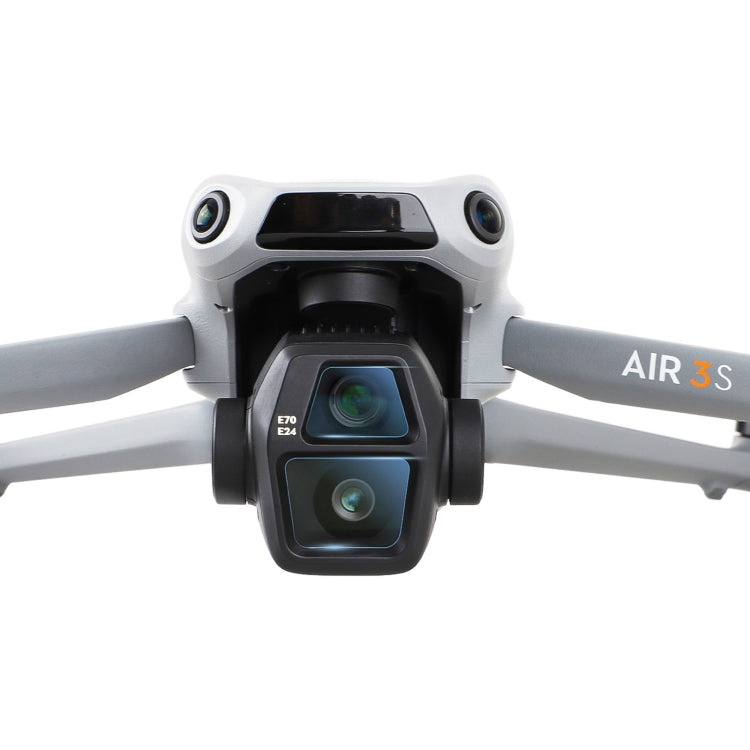 For DJI Air 3S Sunnylife Tempered Glass Film Lens Protector, Quantity:1 Set(Transparent)