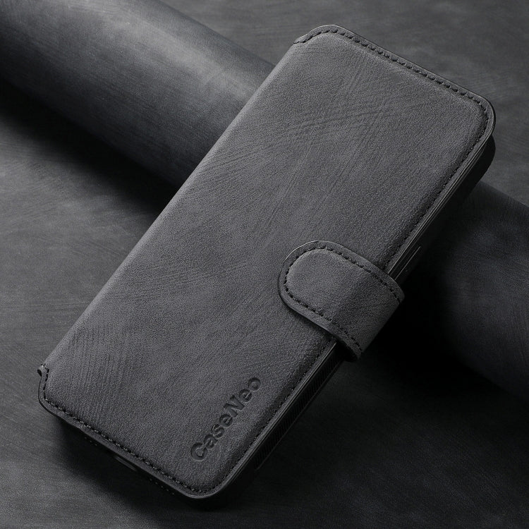For OPPO Reno10 5G Global CaseNeo MagSafe RFID Anti-theft Retro Leather Phone Case(Black)